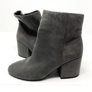 Lexi and Abbie Dark Grey Heeled Boots